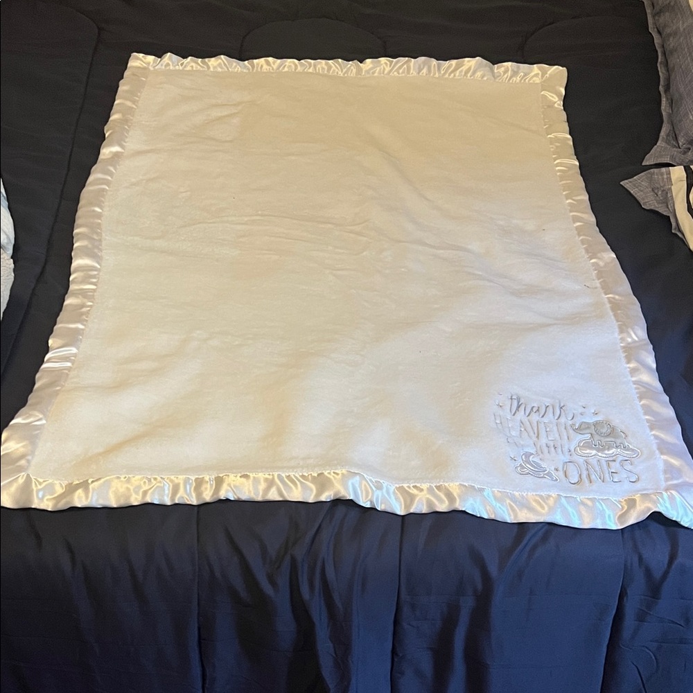 Luxurious Cream Baby Blanket